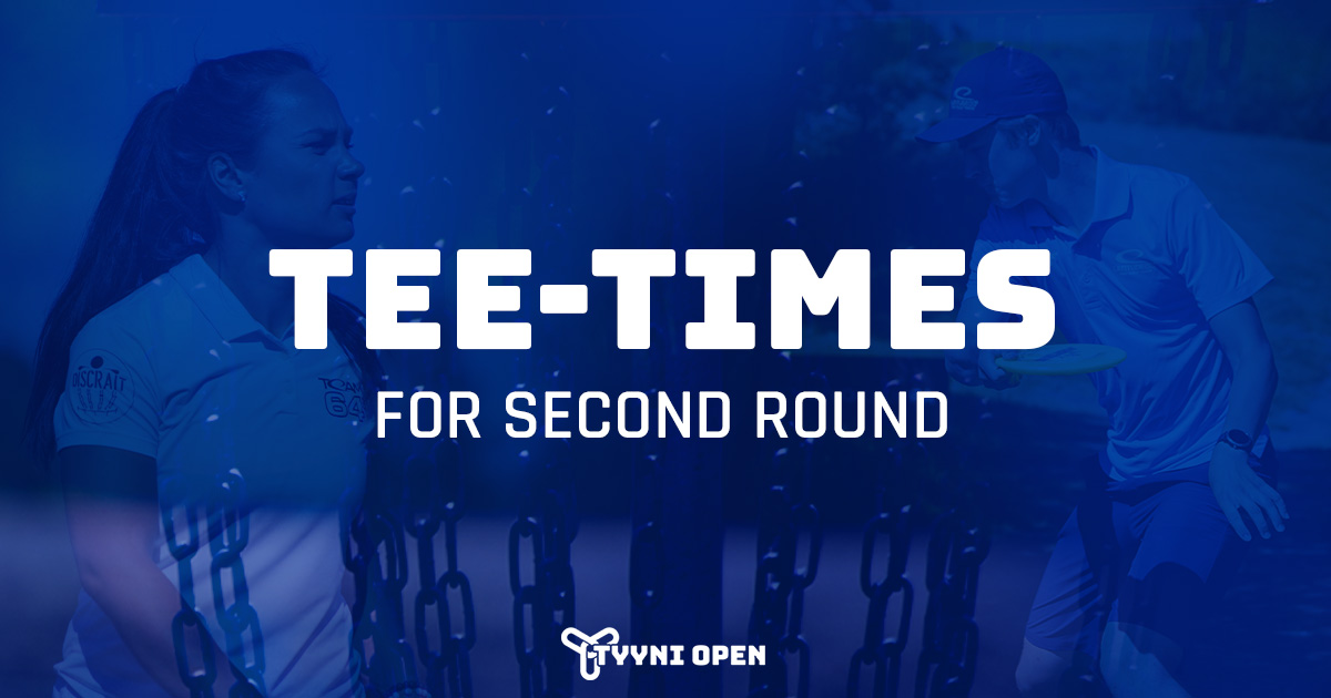 Tee-times for second round