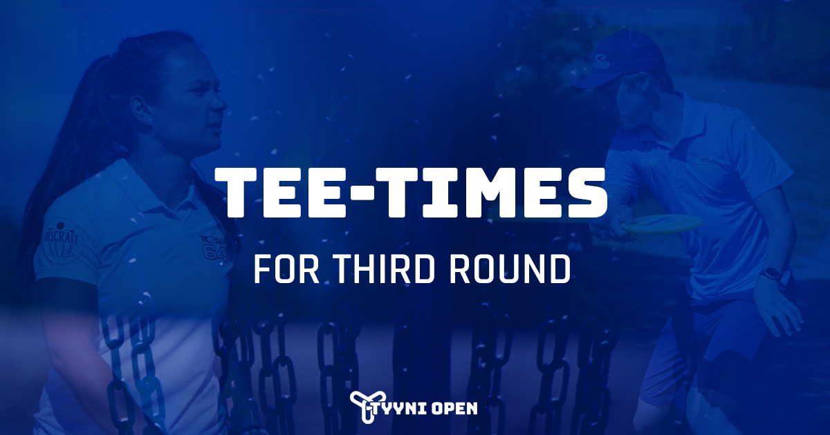 Tee-times for third round