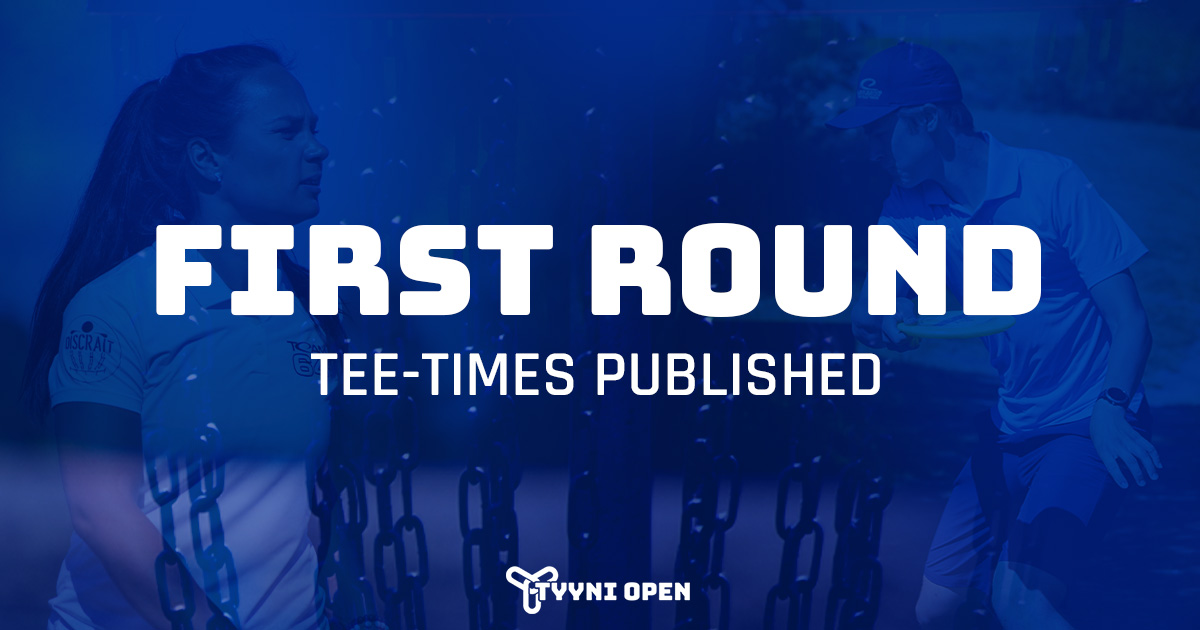 First round tee-times